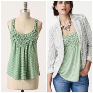 Anthropologie One September striped tank top